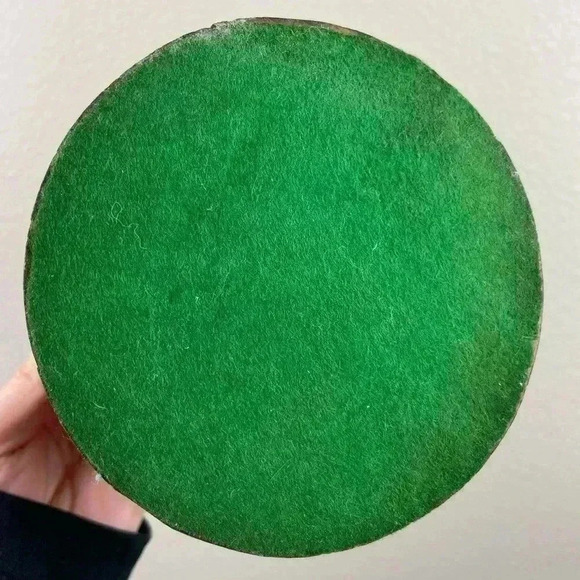 VTG Goblet Pedestal Bowl Hand Turned Wood Display Shelf Decor Eclectic Witchy - Picture 7 of 13